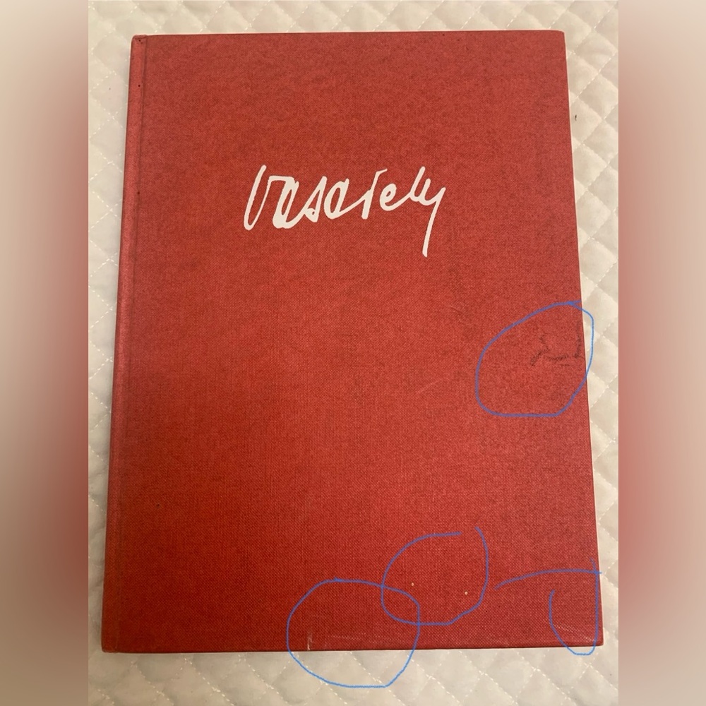 Vintage Rare 1972 VASARELY By Gaston Diehl Hardcover Art  Book